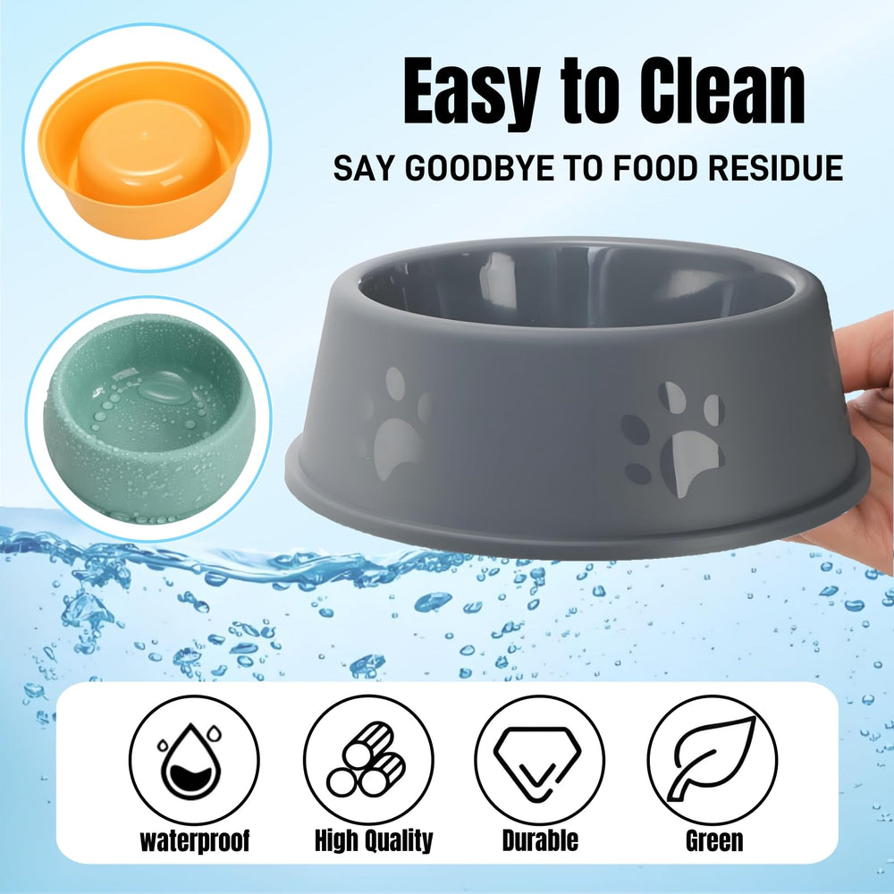 Acshio stackable bowls in four colors to save space and match decor