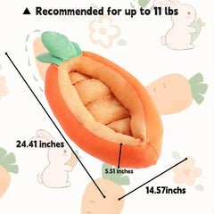 Acsist Bunny Bed raised edges support head and neck for secure cuddling
