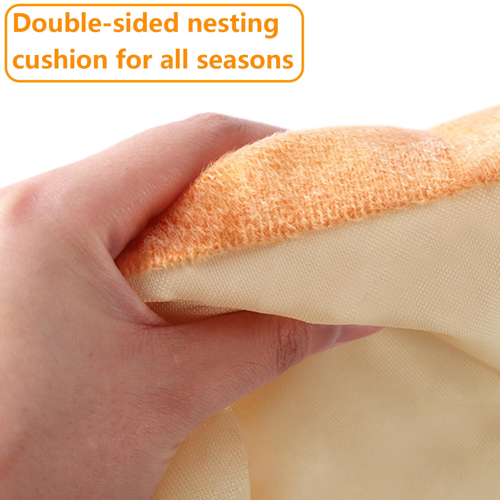 Acsist Bunny Bed removable cushion for easy washing and quick cleanup