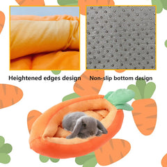 Acsist Bunny Bed soft material offers warm, fluffy comfort for snuggly naps
