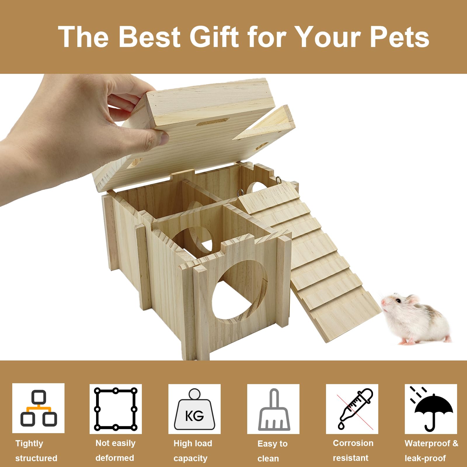 Acsist hideout includes feeding bowl for convenient meals.
