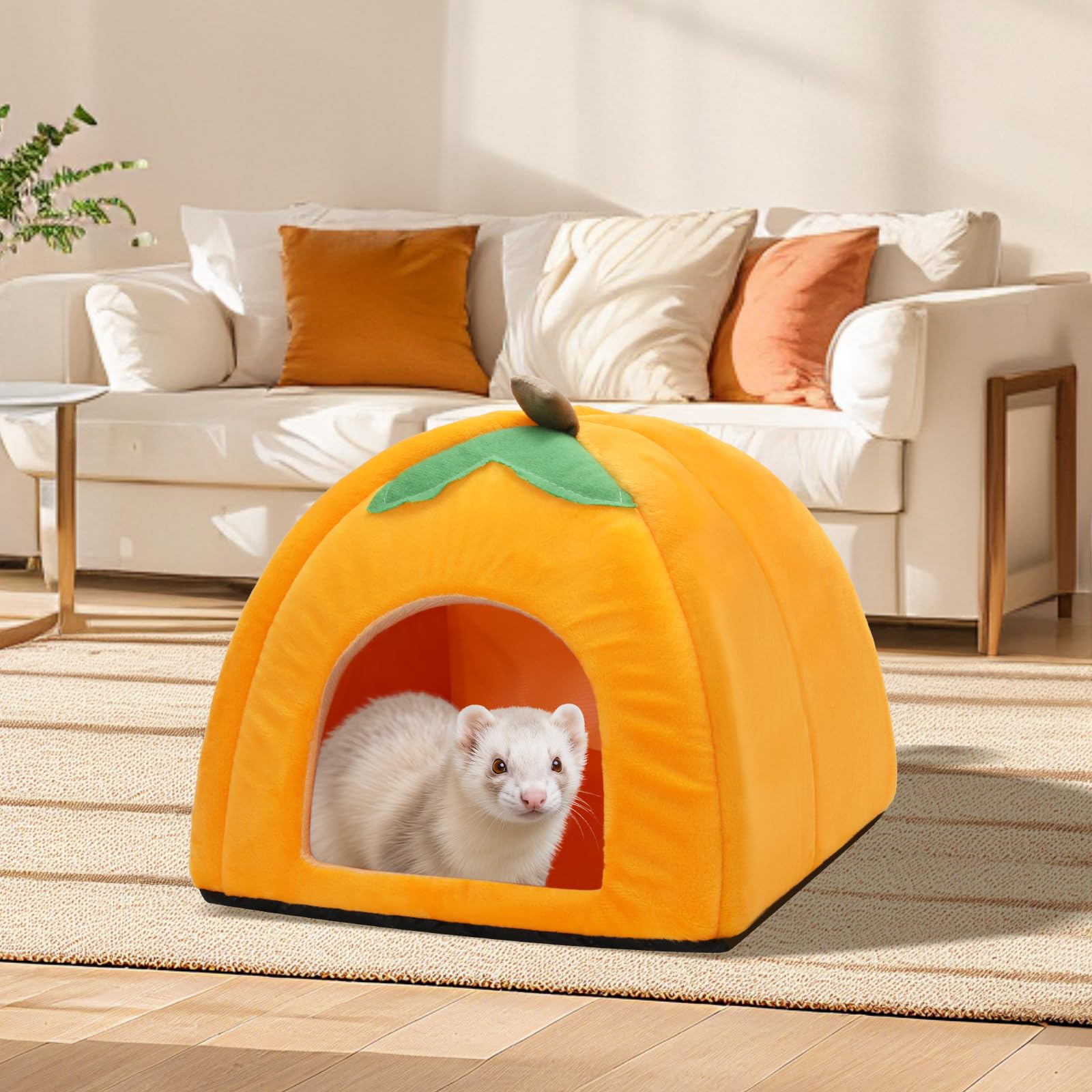 Actails hideout mat shown separately for extra room to relax.