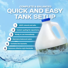 Activ Betta Bio-Activ Live Betta Water label close-up highlights chlorine-free formula.
