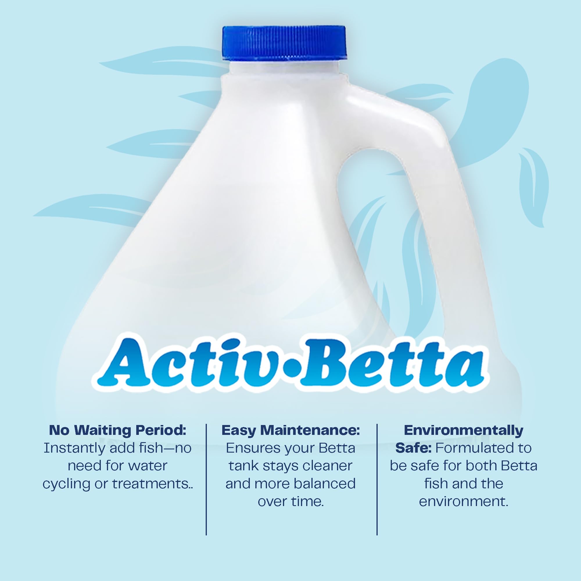 Activ Betta's live bacteria support biofilm formation for ecosystem balance.