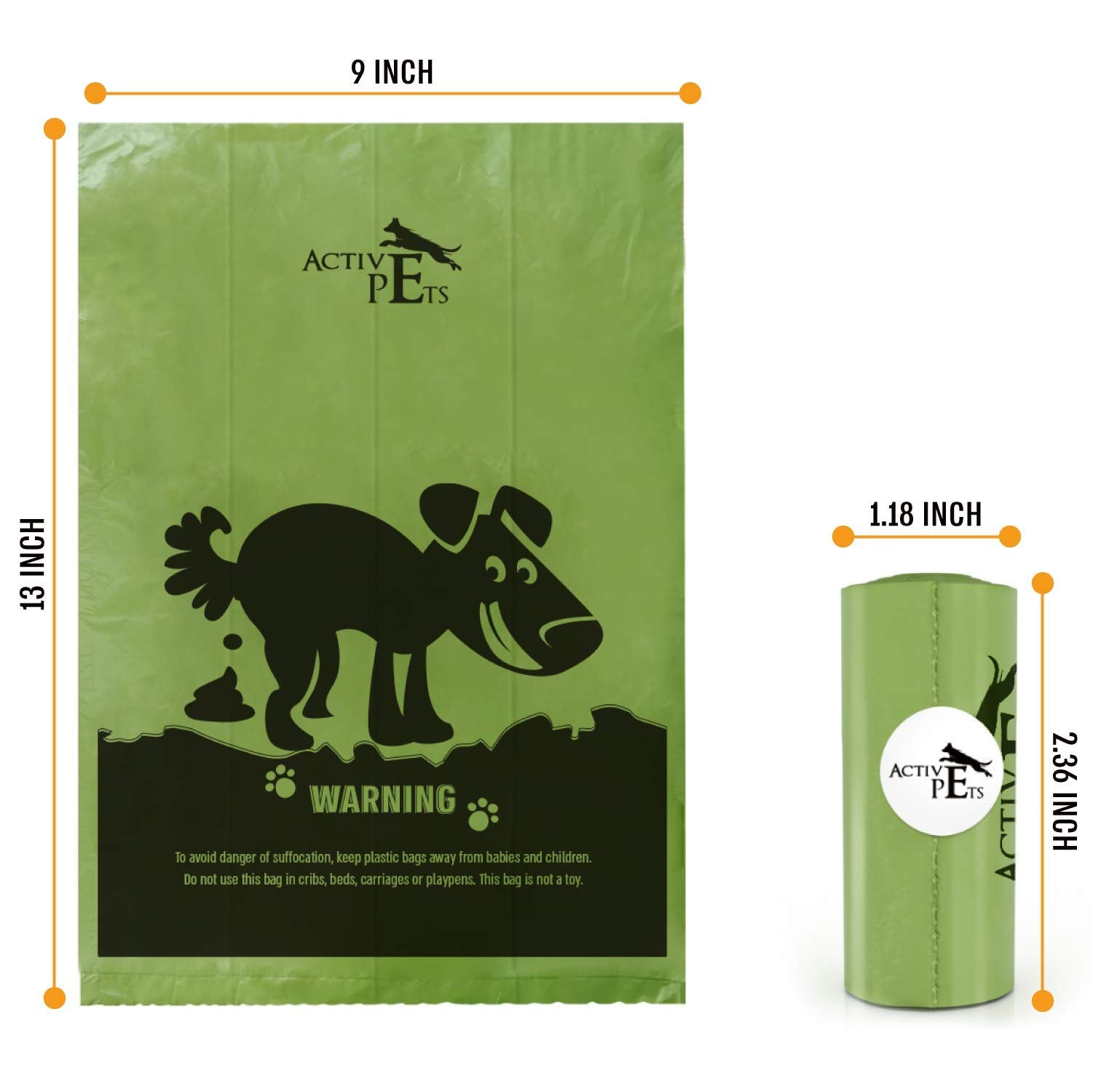 Active Pets 270 bag pack offers long-term convenience for daily walks.