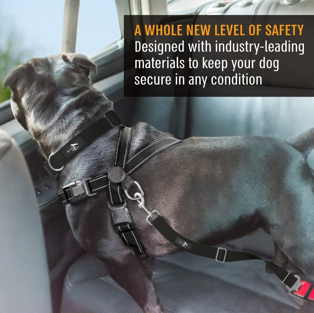 Active Pets dog car seat belt easy install for quick setup