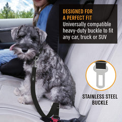 Active Pets universal-fit dog seat belt fits most cars smoothly