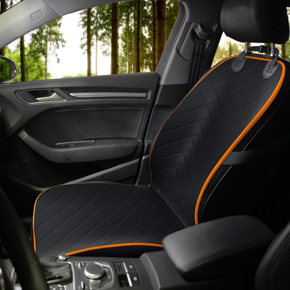 Active Pets front seat cover installation demonstration in under 60 seconds.