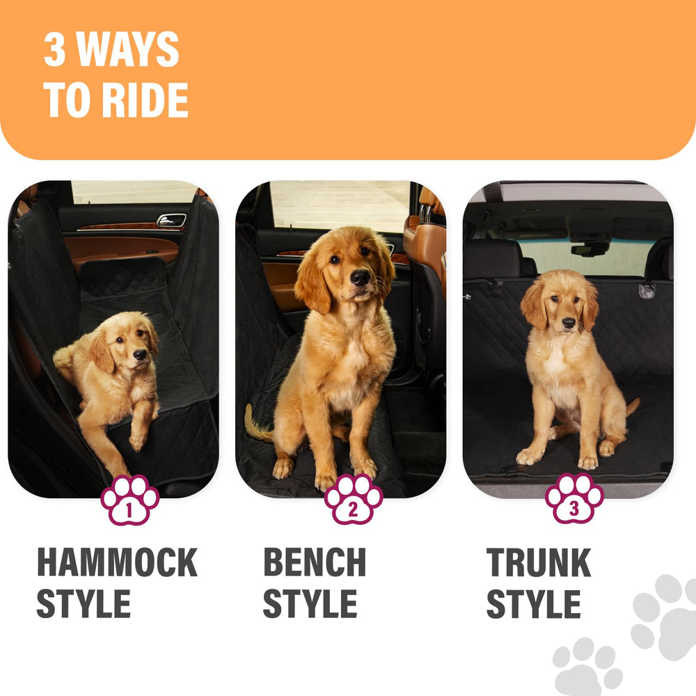 Active Pets harness-compatible design works with dog car harnesses.