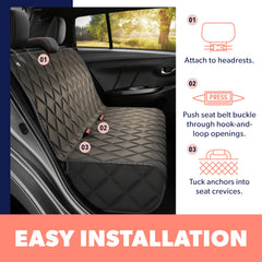Active Pets nonslip bottom detail prevents shifting for safer pet rides.