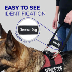 ActiveDogs 12-inch bridge handle showing quick-snap clips for easy attachment