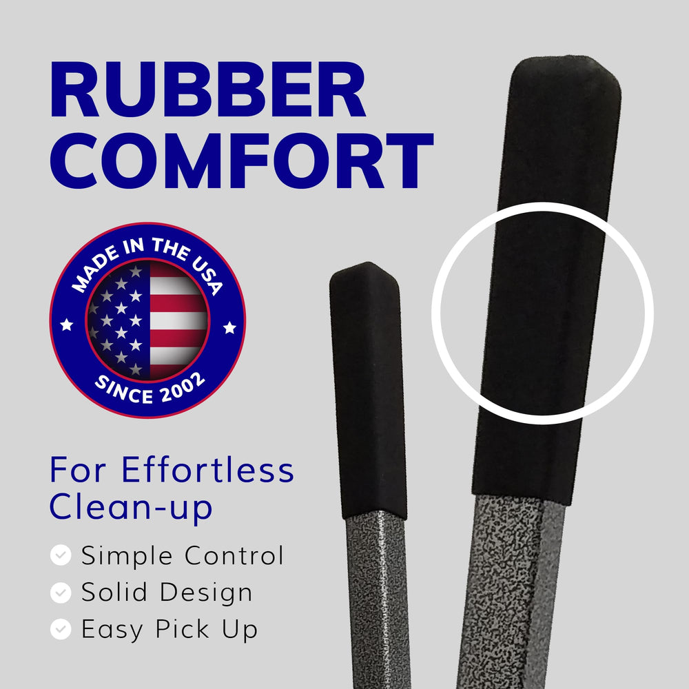 ActiveDogs ergonomic rubber handles provide comfortable grip during waste removal