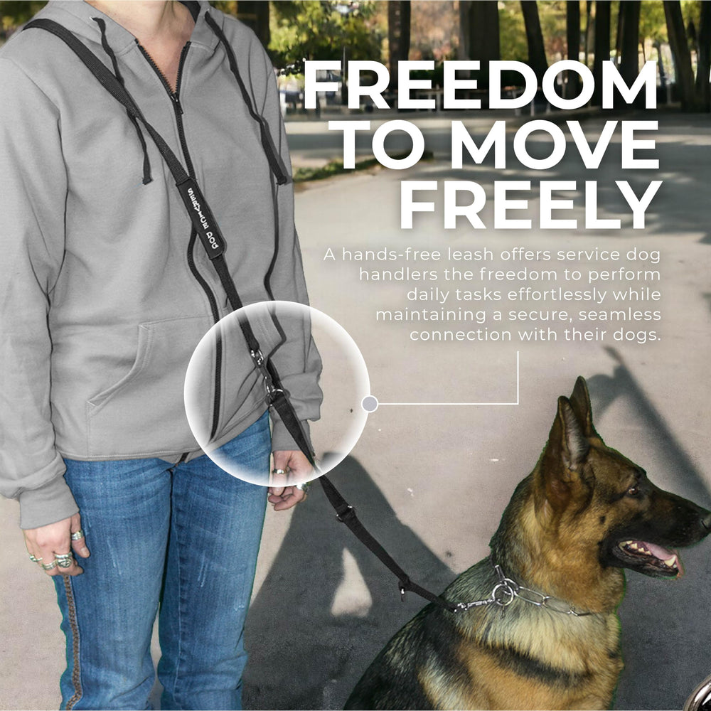ActiveDogs hands-free adjustment-rings offer a personalized, secure fit.