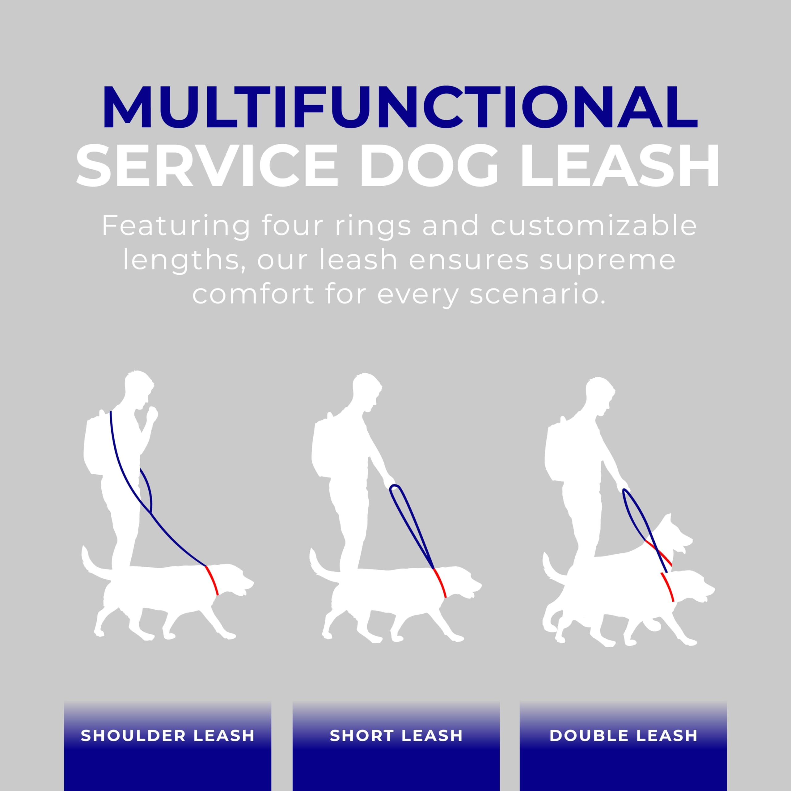 ActiveDogs hands-free heavy-duty-nylon provides durable daily-use performance.