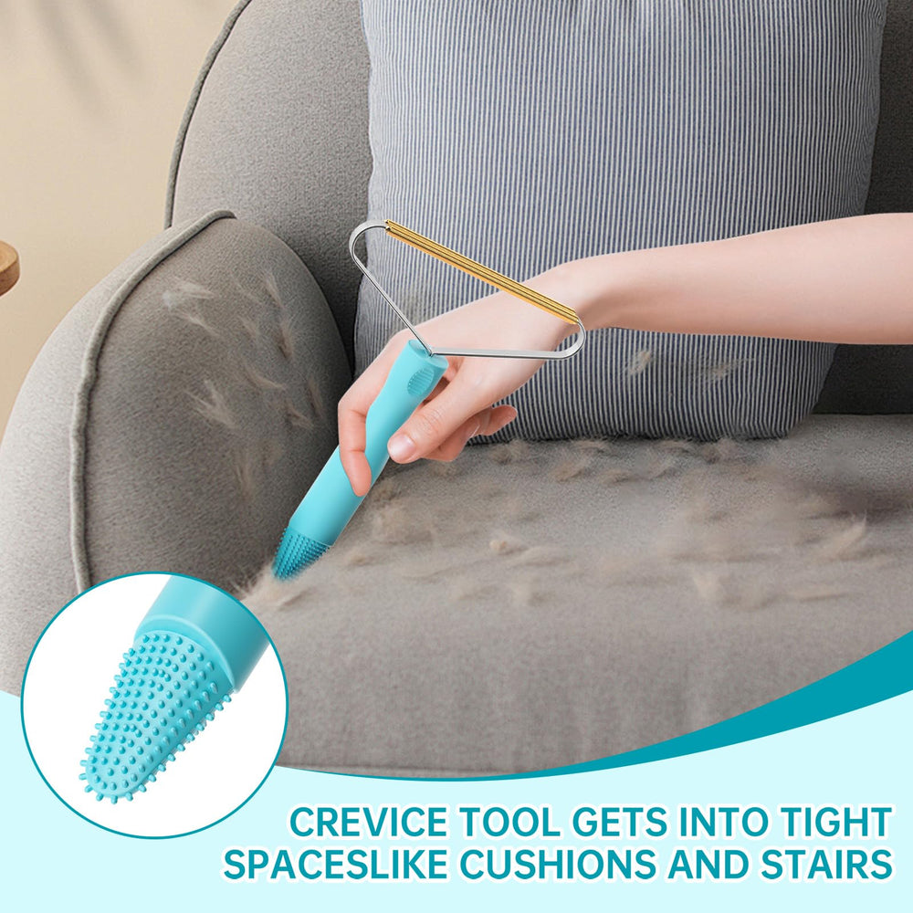 ACUDSA Pet Hair Remover on carpet reveals clean fibers and lint-free floors