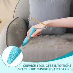 ACUDSA Pet Hair Remover on carpet reveals clean fibers and lint-free floors