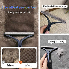 ACUDSA plastic lint shaver with three-brush edges safely removes fuzz and pills