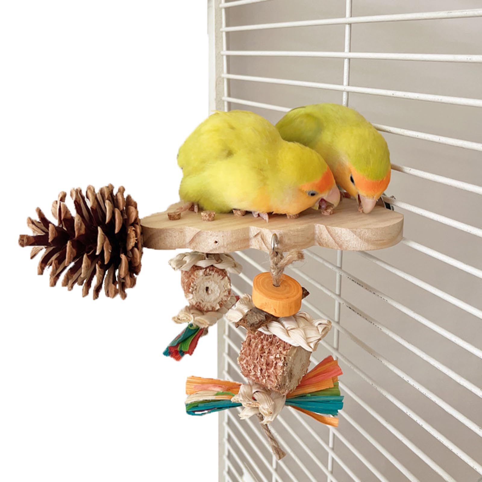 ACUDUDOMA parrot-toy-easy-installation ships disassembled for quick setup.