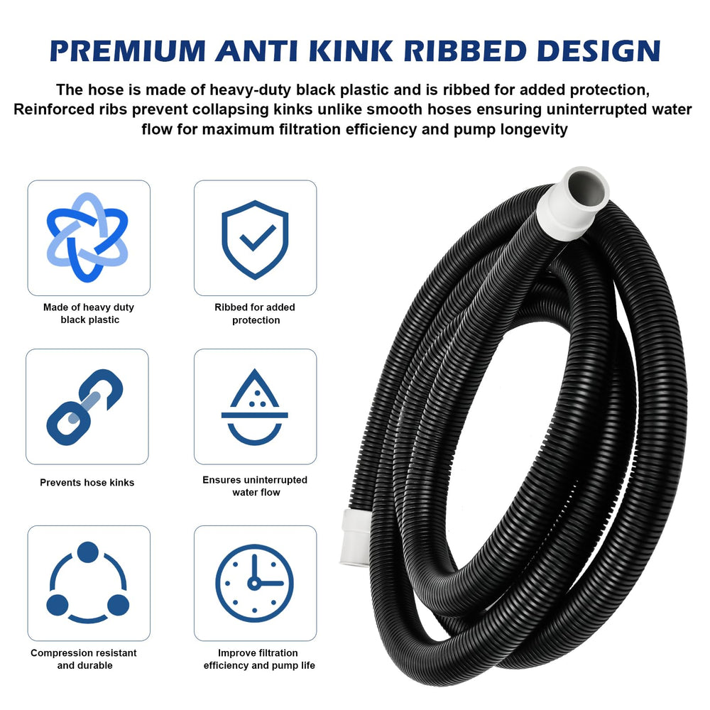 Adabuing 13.25 ft hose fits complex tank setups and under-cabinet routing
