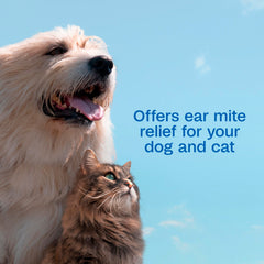 ADAMS Ear Mite Treatment with aloe and lanolin soothing formula
