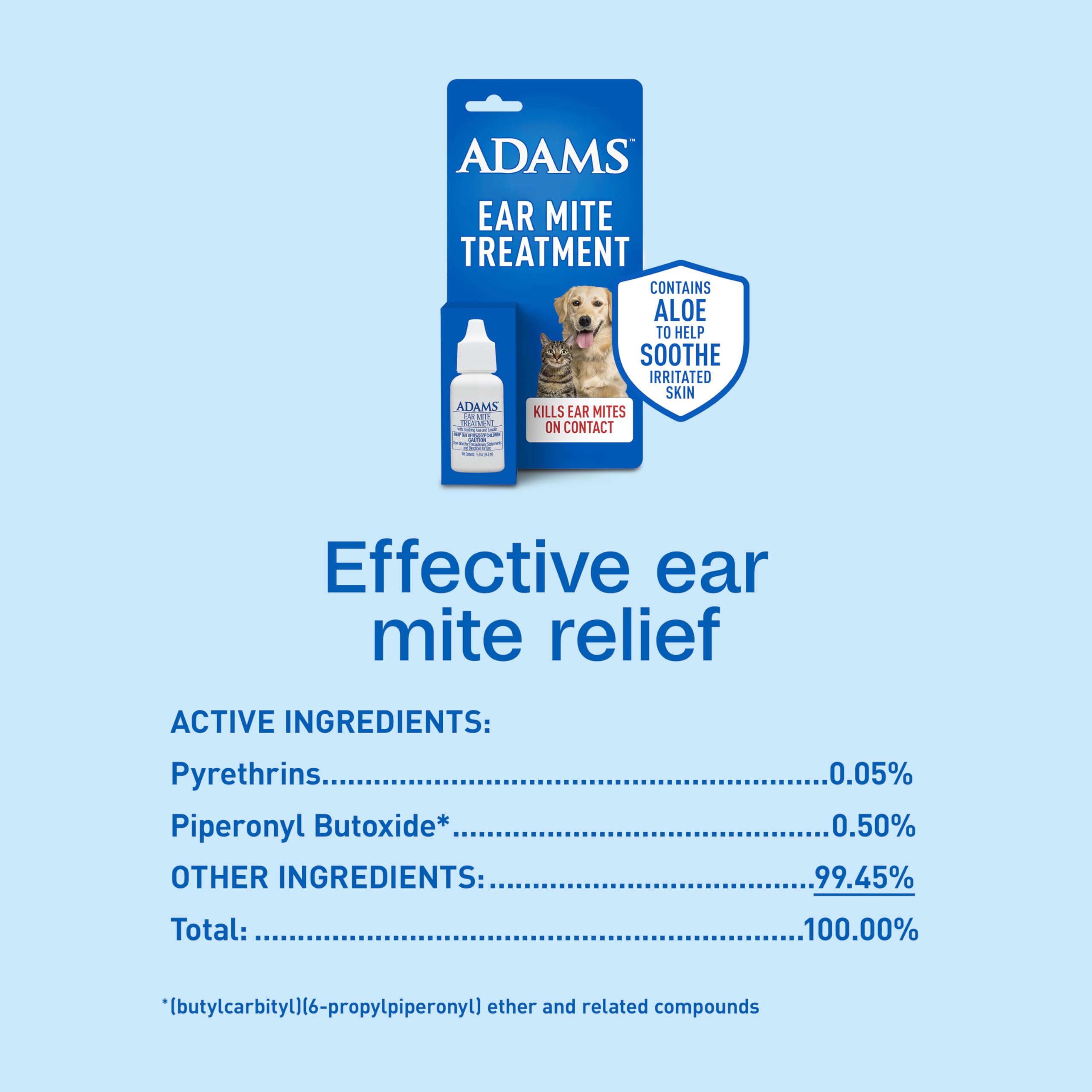 ADAMS Ear Mite Treatment repeat after two weeks