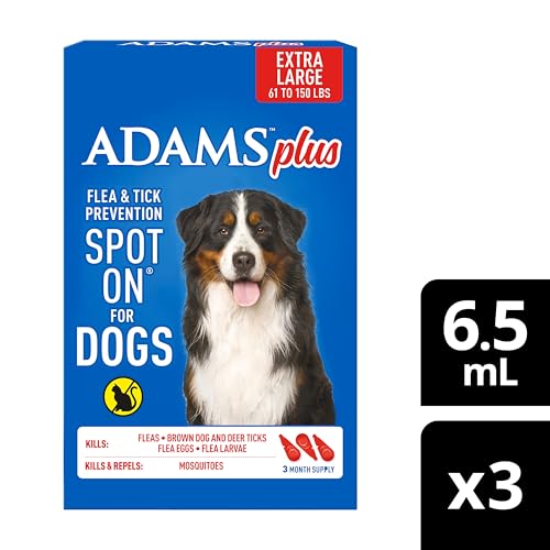 ADAMS Plus system image of pet, home, and yard pest control.