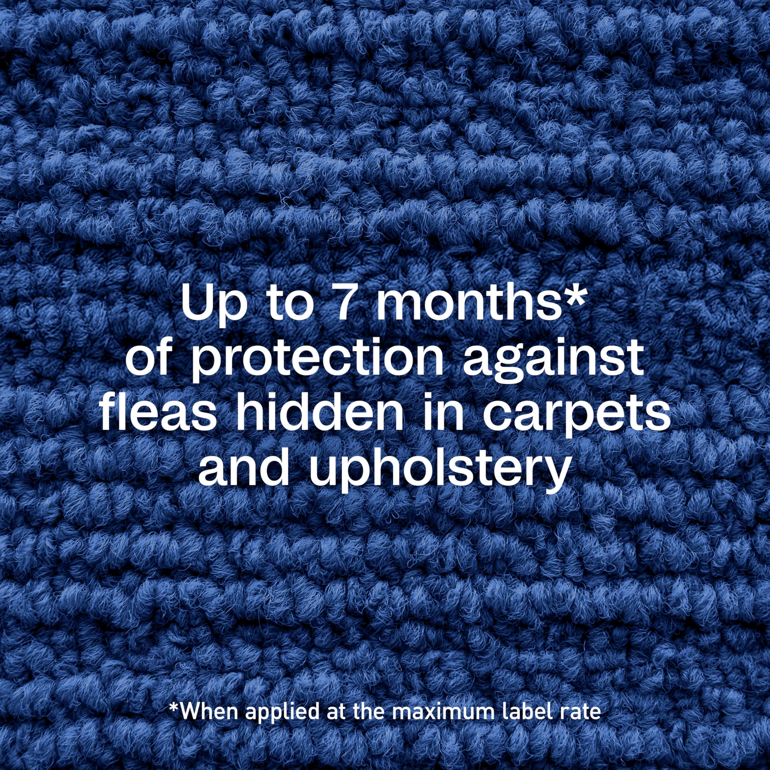 Adams Plus coverage up to 2,000 sq ft for treated areas.