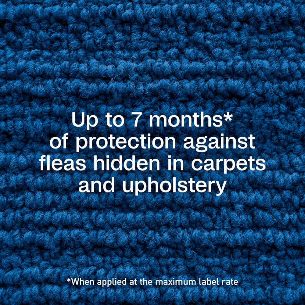Adams Plus coverage up to 2,000 sq ft for treated areas.