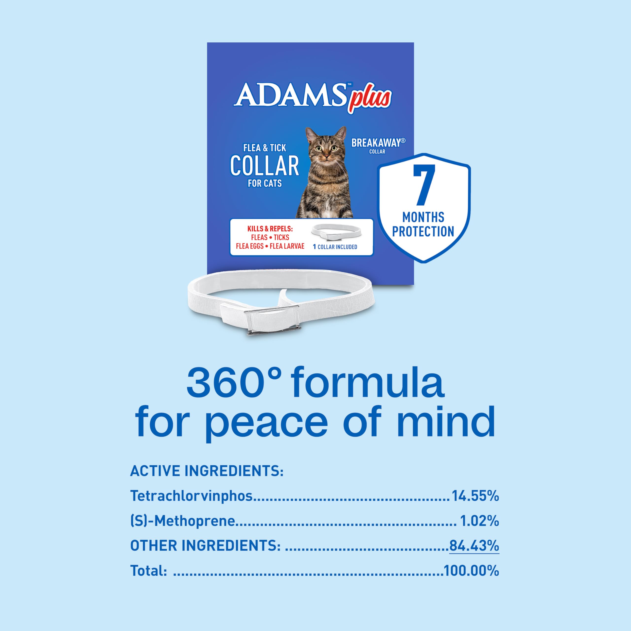 ADAMS Plus packaging highlighting long-lasting protection