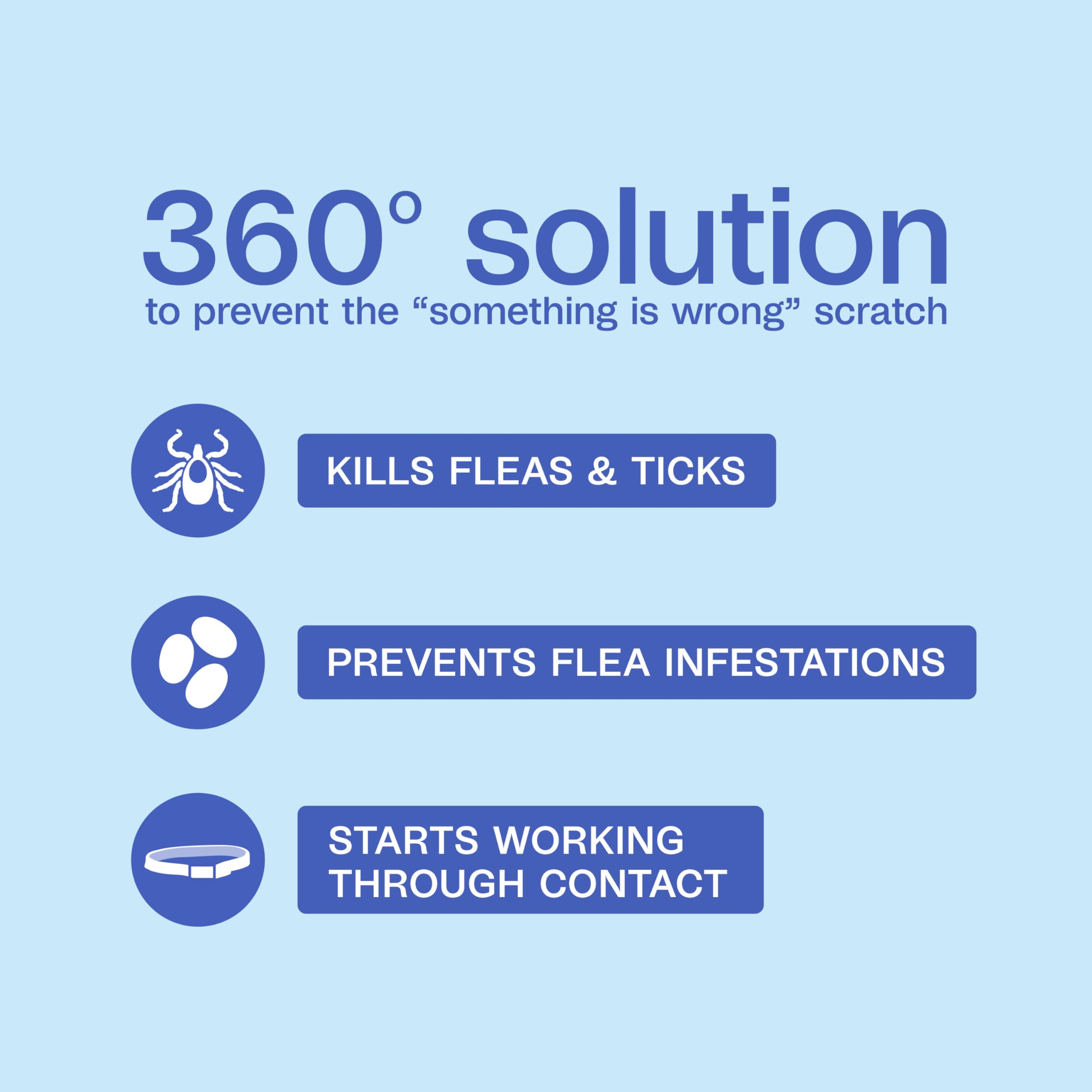 ADAMS Plus water resistant collar shown during rain or swim