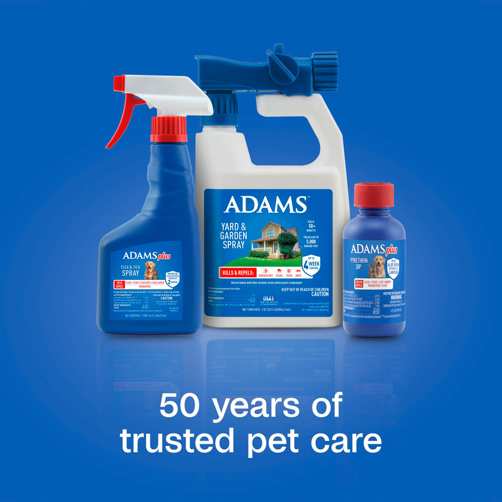 Aloe vera and lanolin visible in Adams Plus Pyrethrin Dip formulation