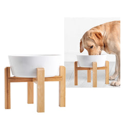 Addggo heavy-duty stand prevents tipping and keeps meals mess-free.