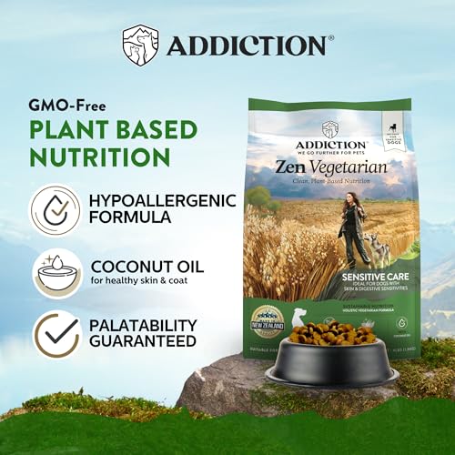 Add Addiction Zen Vegetarian ingredients featuring flaxseed for omega-3 benefits.