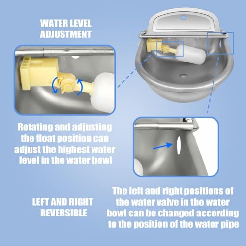 Ademon outdoor-use setup shows weather-ready watering for kennels or farms.