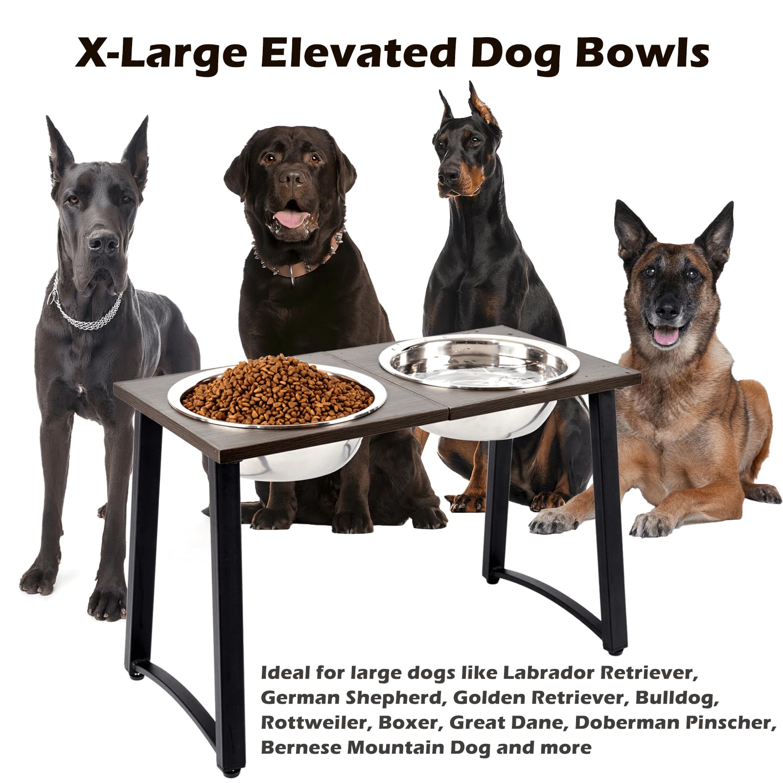 ADENGL stainless steel bowls rust-resistant and easy to clean.