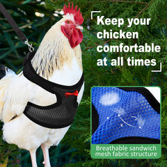 Adhafera breathable sandwich mesh fabric keeps birds cool