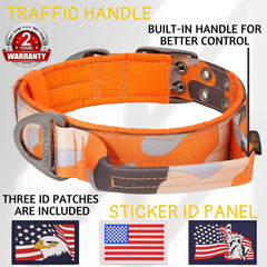 ADITYNA handle-enabled dog collar for training and controlled walking with large breeds