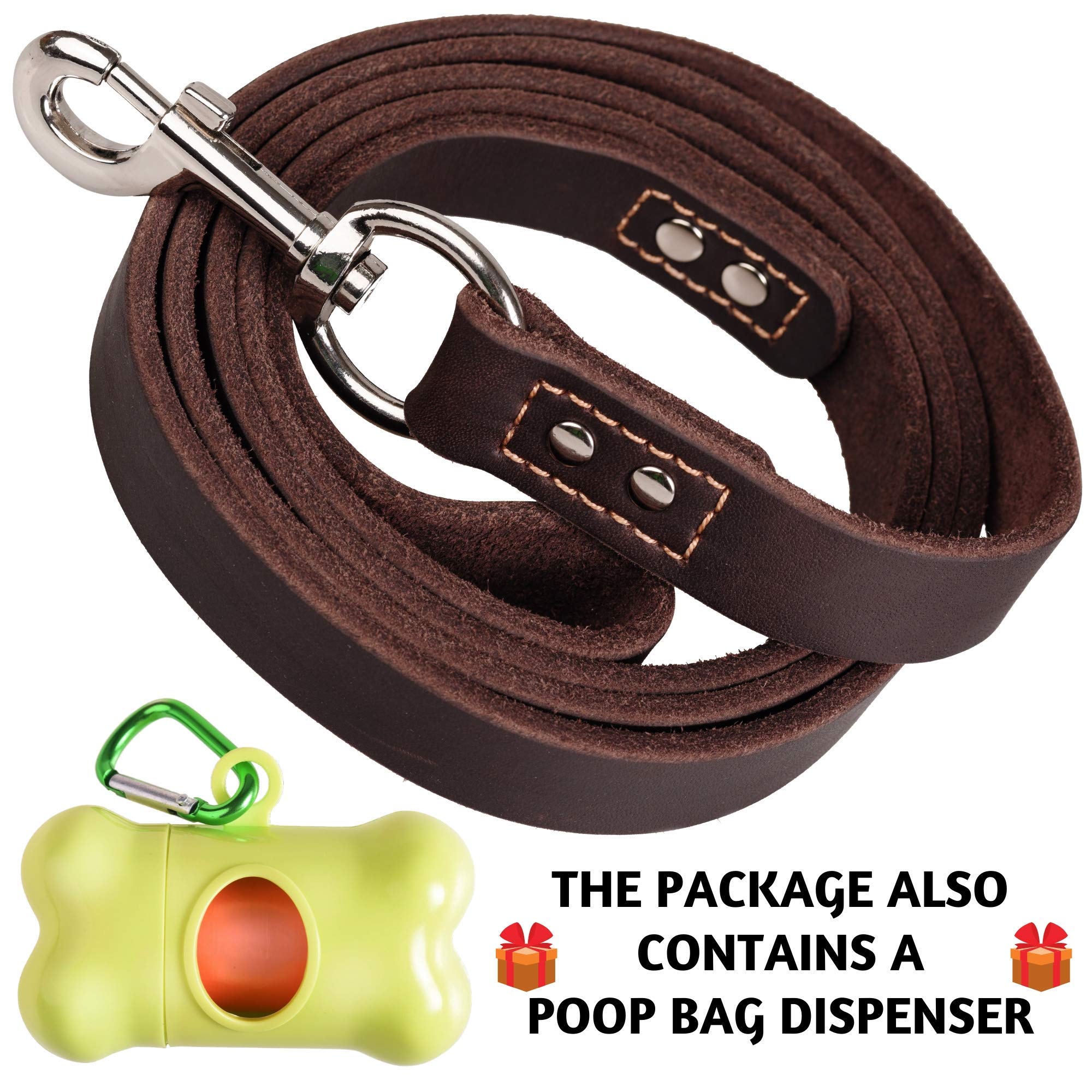 ADITYNA leash can be doubled for close-control during training.
