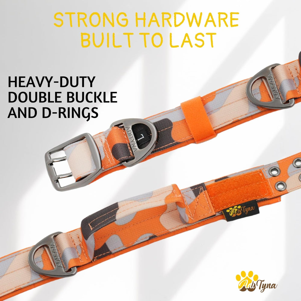 ADITYNA neoprene-padded collar providing comfortable fit and reduced chafing