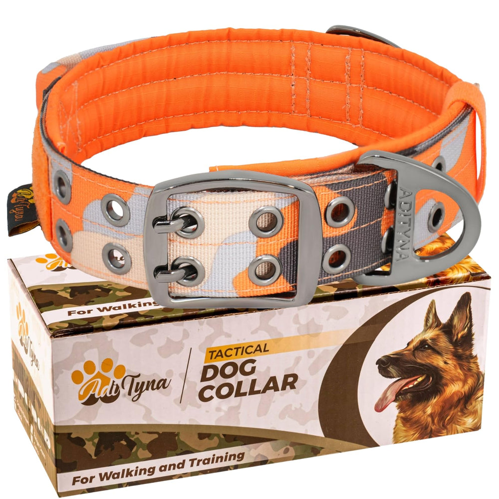 ADITYNA two-year warranty on heavy-duty dog collar with dedicated support