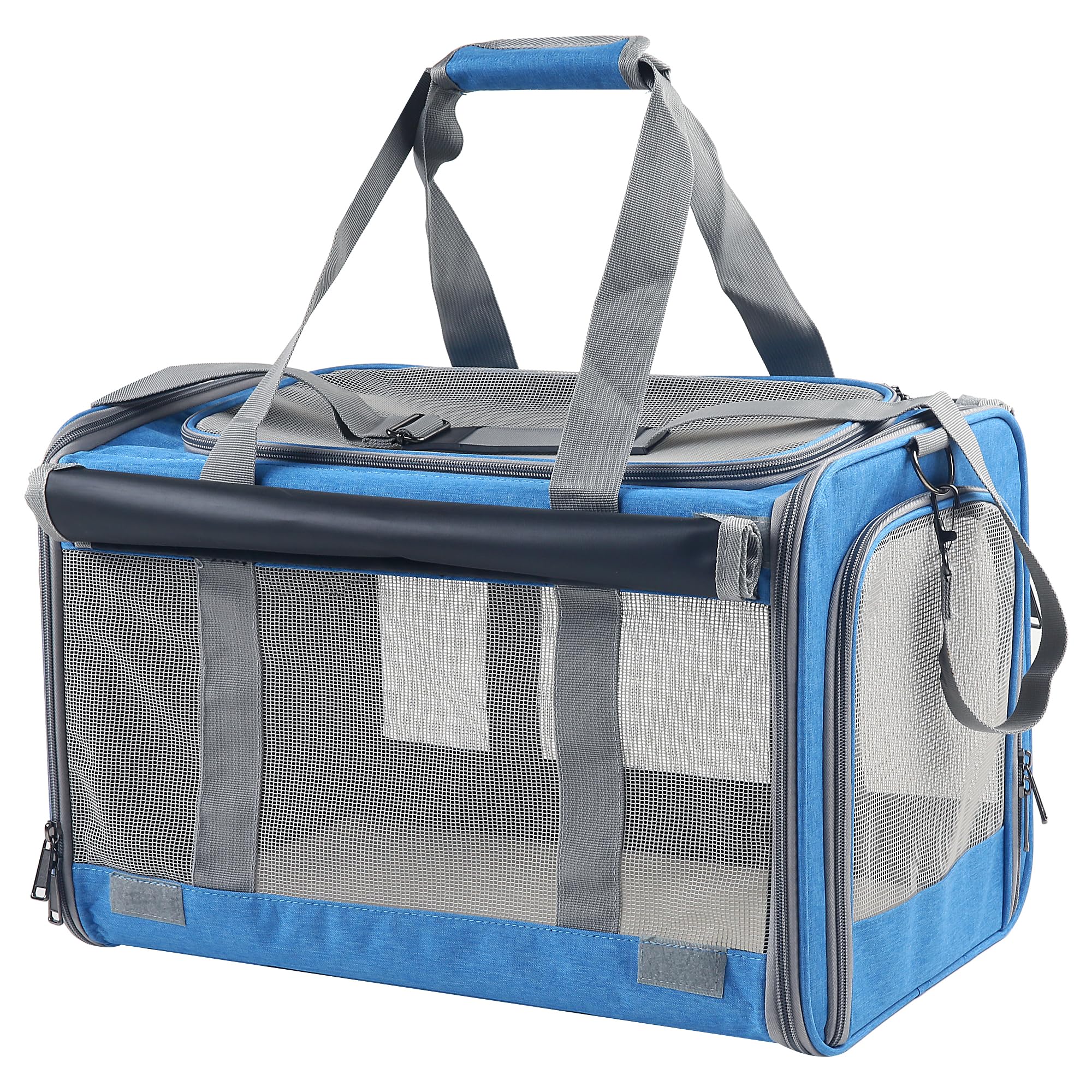 Adkyop large cat carrier top ventilation for cool travel