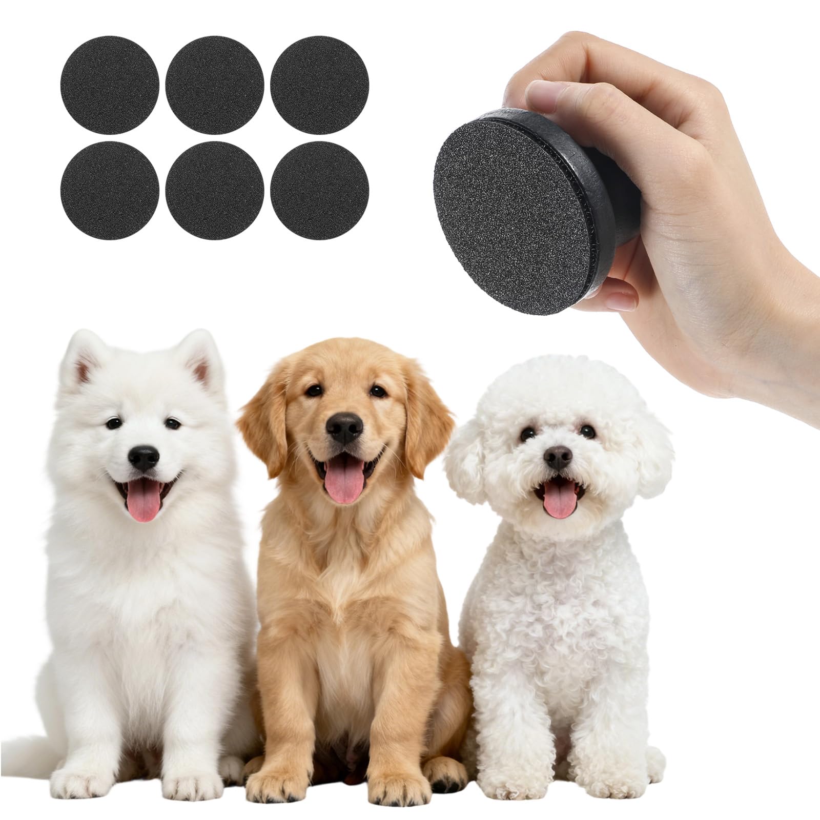 ADLABLD dog nail file set packaging shows a complete at-home grooming kit