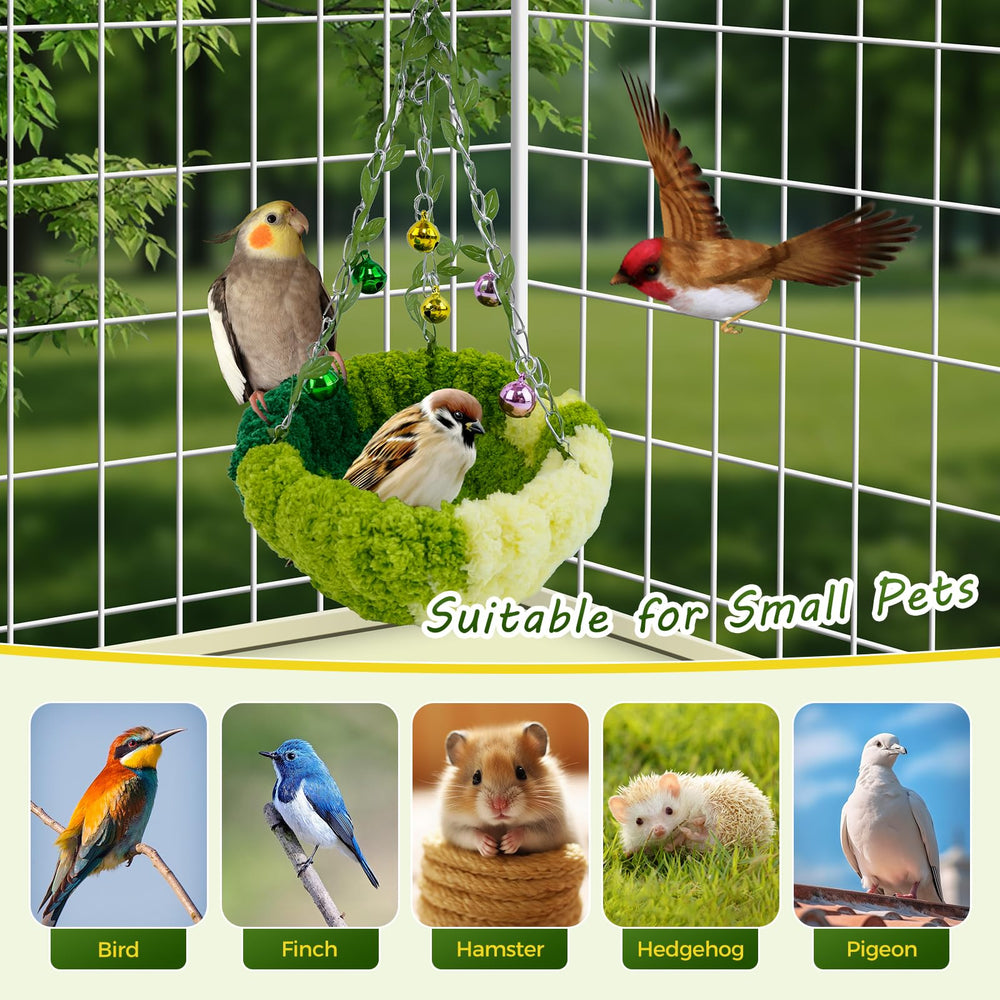 Admaison compact nest fits cages and travel setups for calm rest.