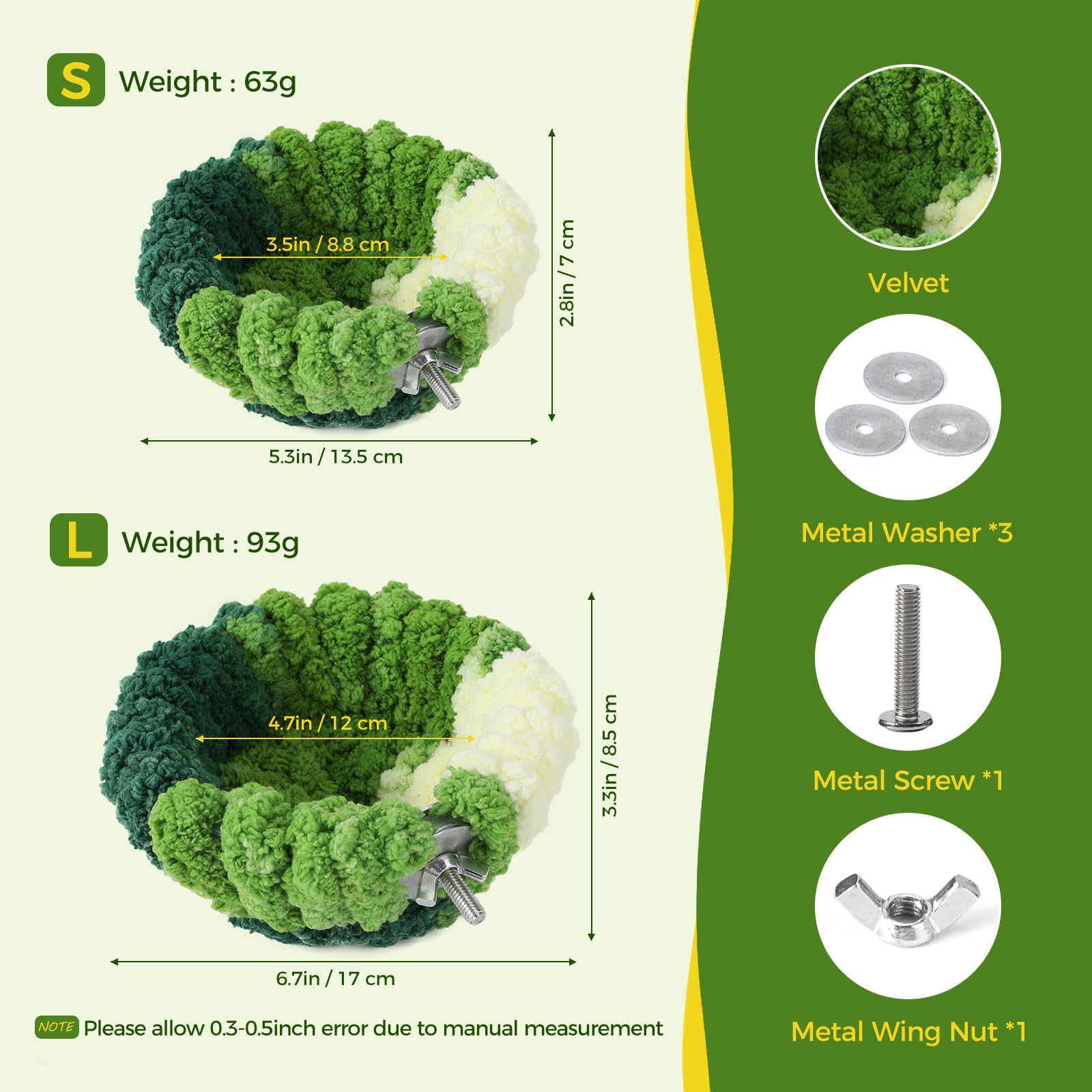 Admaison bird nest cage green setup demonstrates versatile hanging bed for various small pets