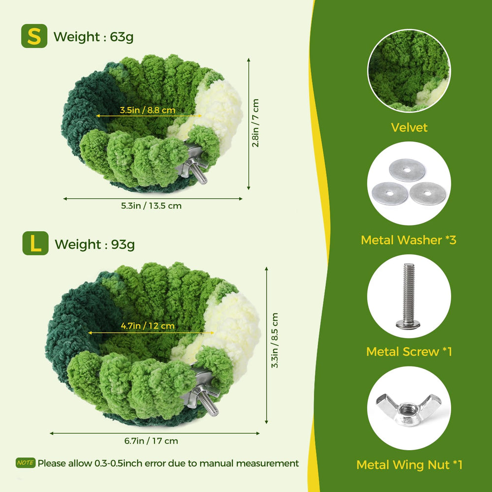 Admaison bird nest cage green setup demonstrates versatile hanging bed for various small pets