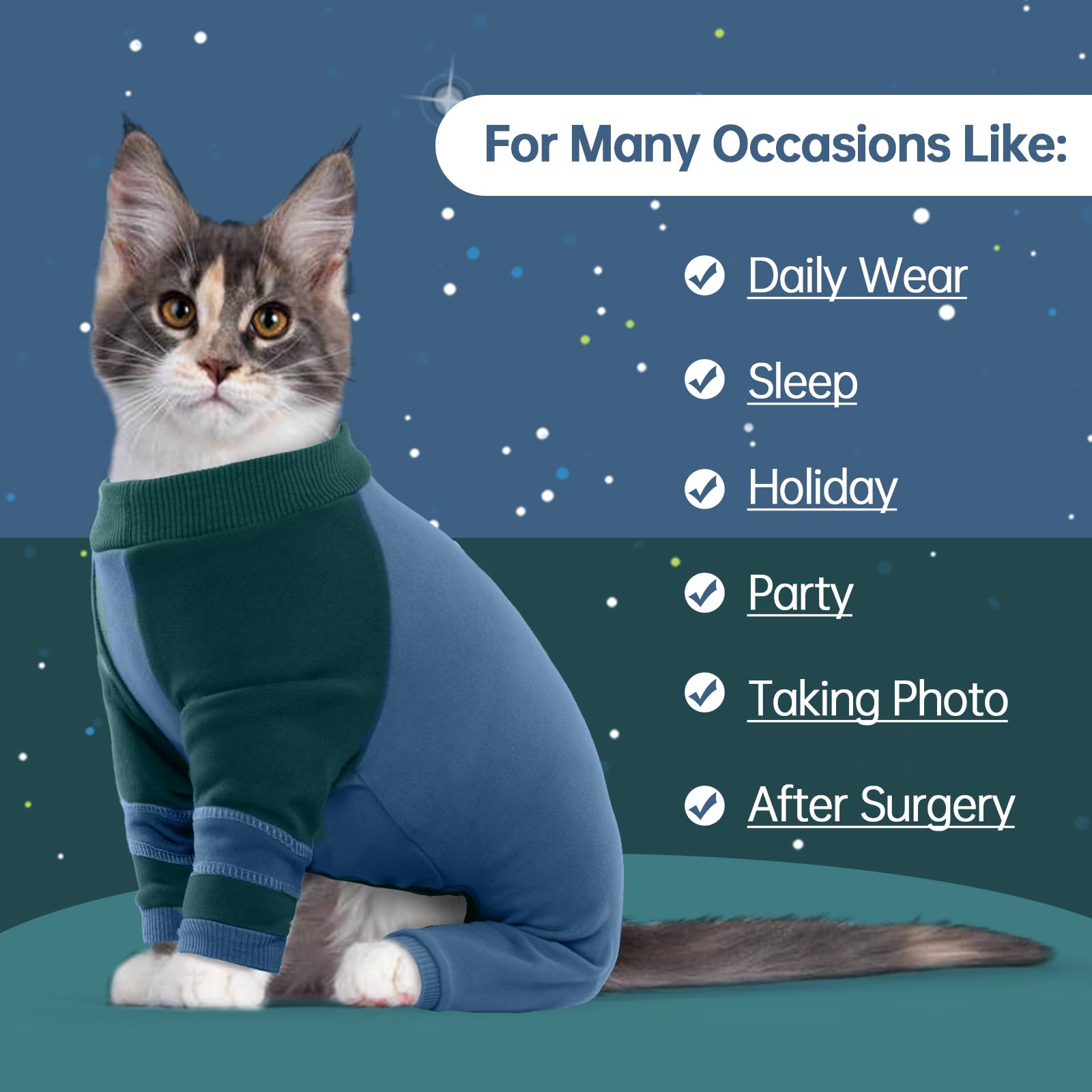 ADNIKIA cat pajamas photo events stylish look for photos and holidays