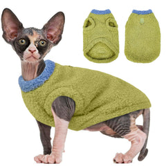 ADNIKIA cat sweater sleeveless keeps Sphynx warm and comfortable indoors