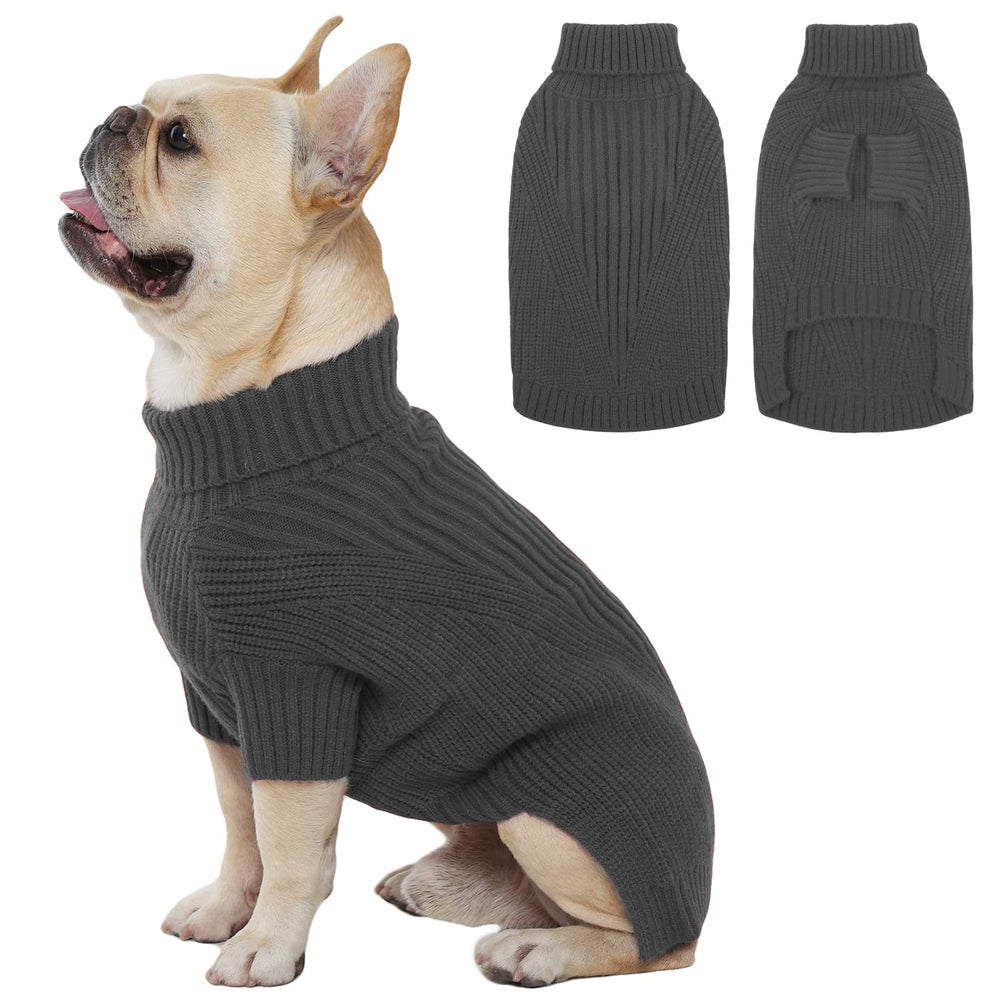 ADNIKIA dog medium sweater close-up of warm knit texture for cozy warmth