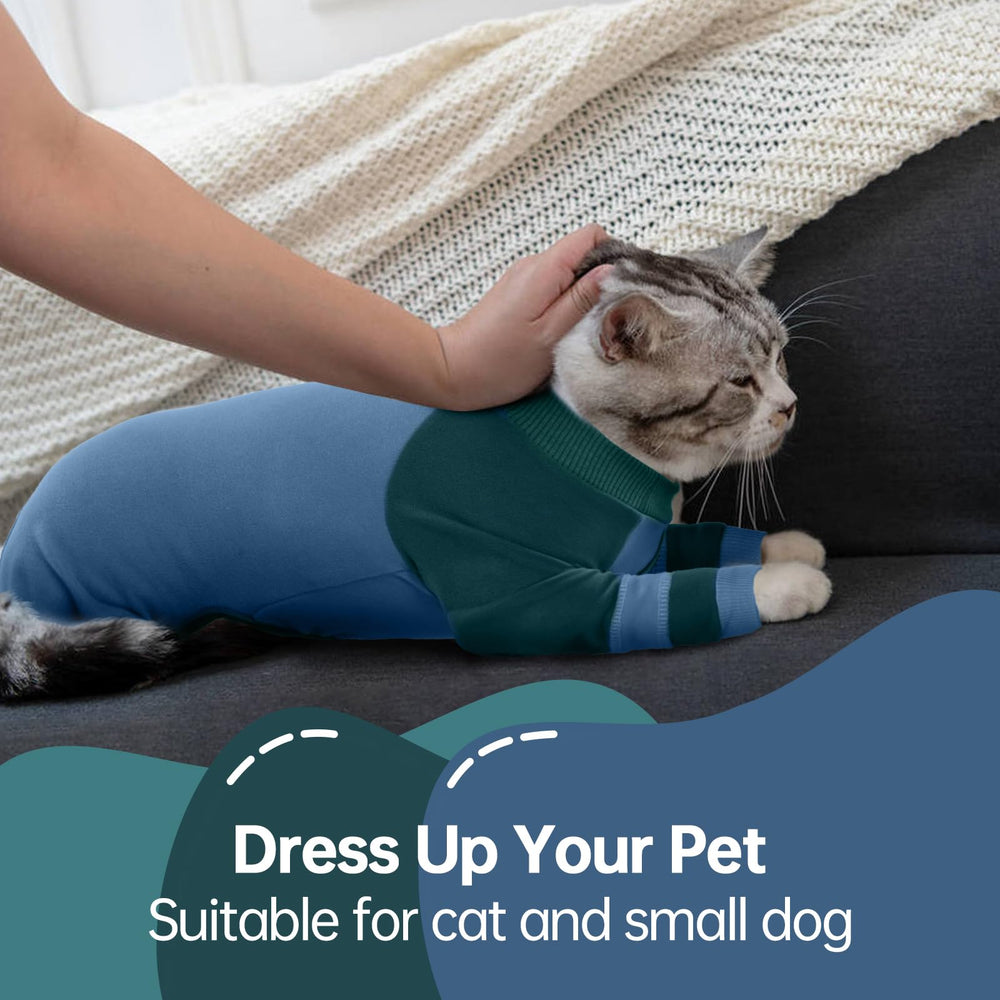 ADNIKIA indoor outdoor cat onesie versatile wear reduces fur spread