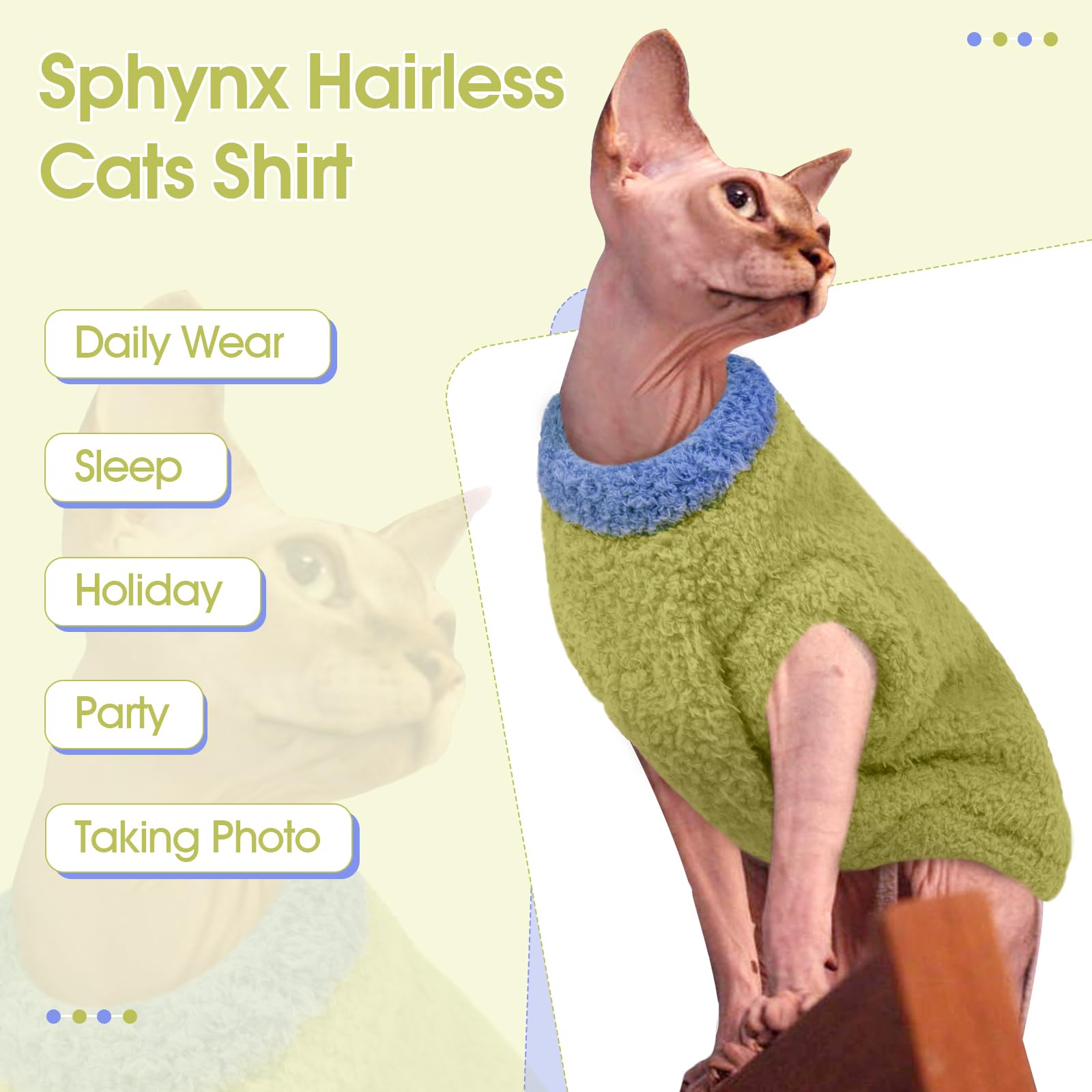 ADNIKIA winter coat for cats supports daily wear and keeps photos-ready moments